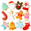 Christmas Cookie Cutters Set, 12 Pieces Stainless Steel Metal Christmas