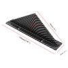 4PCS Car Rear Bumper Shark Fin Triangle Spoilers Universal Carbon