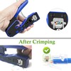 VINET RJ45 Crimp Tool Ethernet Crimping Tool All-in-one Crimper Wire
