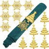 12 Patelai Christmas Napkin Rings Snowflake Napkin Rings Xmas Tree
