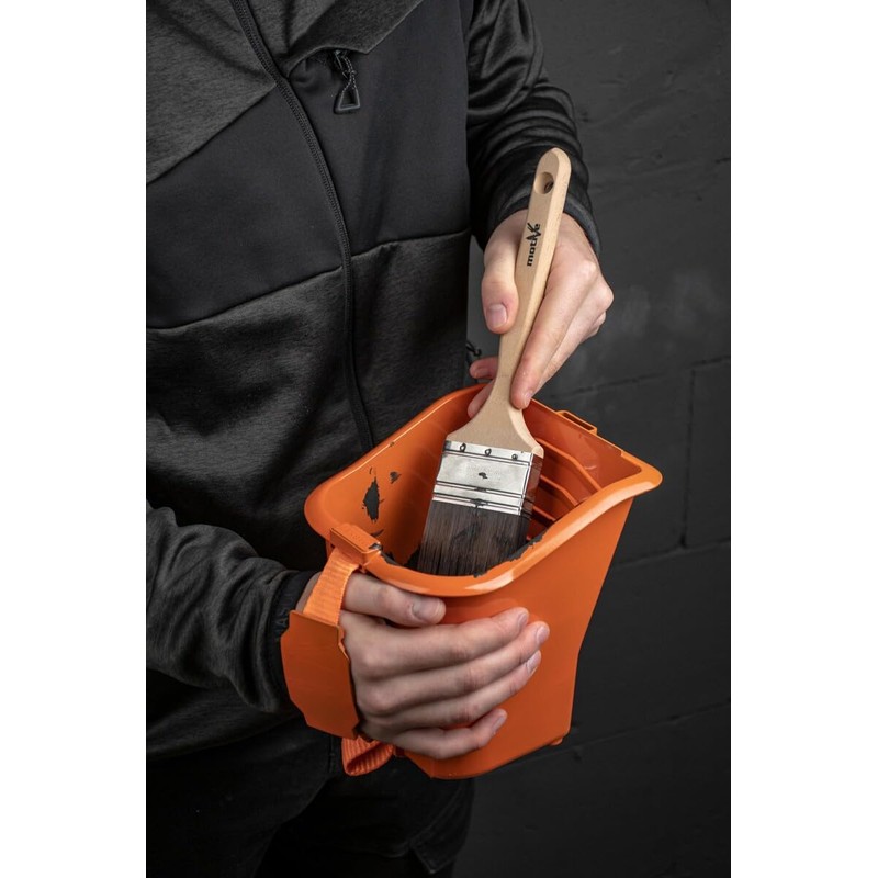 MIVOS Paint Bucket with 5 Inserts, 1 Litre Colour Cup,