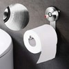 YOHOM Suction Cup Toilet Paper Holder Bathroom Hooks for Towel