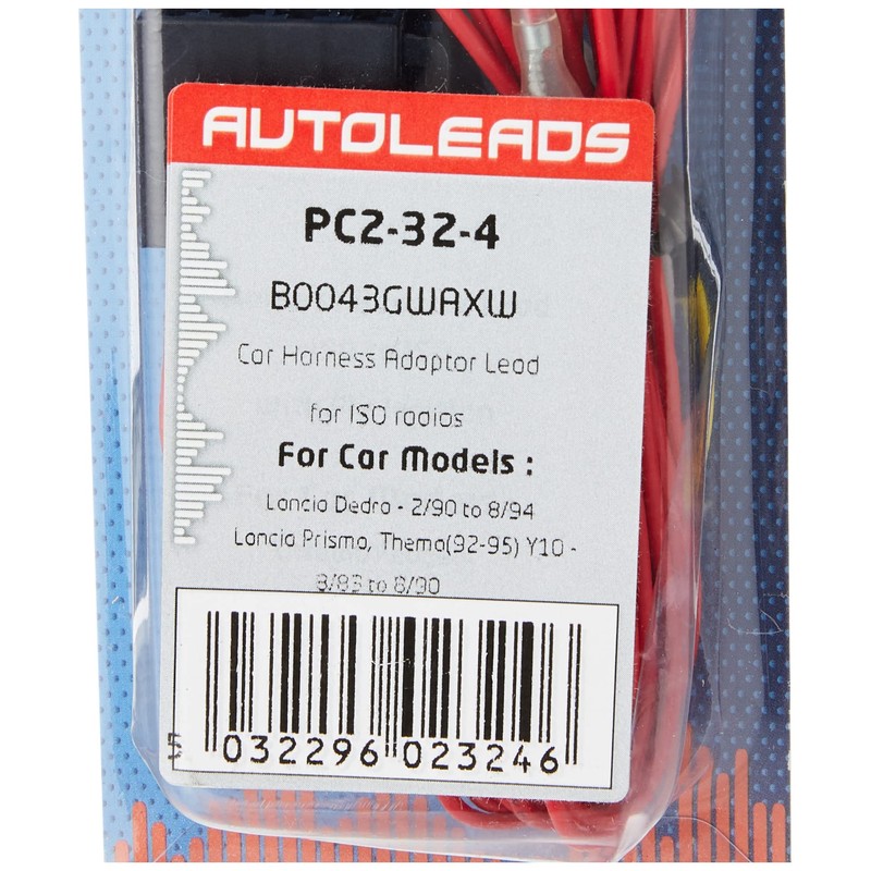 Autoleads PC2-32-4 Car Audio Harness Adaptor Lead - ISO IGNITION