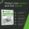 brackit 2pc Biodegradable Large Plastic Dust Sheets for Decorating -