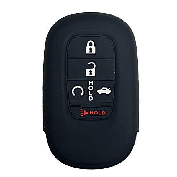 Key Fob Cover for Civic CRV: 5 Buttons Silicone Remote