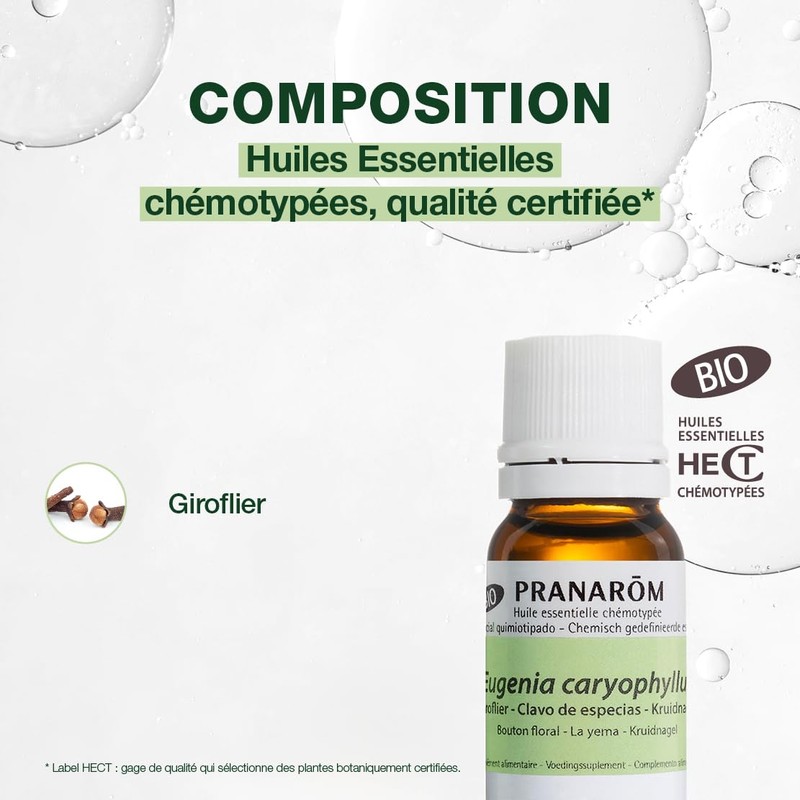 Pranarom Clove, 0.3 fl oz (10 ml)
