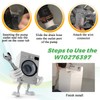 Updated W10276397 Washer Drain Pump by Techecook - Compatible for