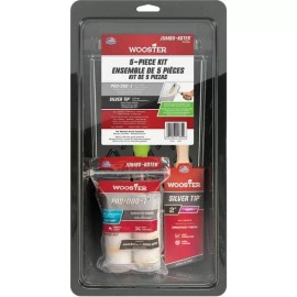 Wooster 6-Wooster Pro/Doo-Z FTP Mini Jumbo-Koter & Silver Tip Roller Kit (5-Piece)