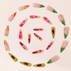 Press on Almond Nails Pointed Acrylic False Fake Nails(T1567)