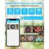 Bird House with Camera Solar Powered,2K HD Wi-Fi Bird Watching,
