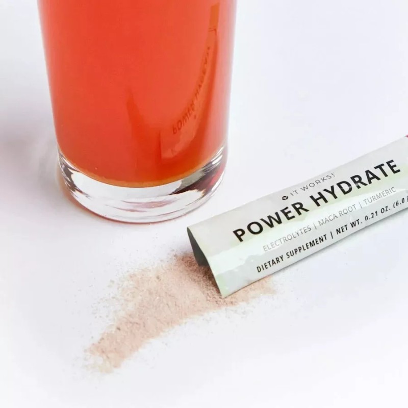 It Works! Power Hydrate Fruit Punch 15 Single Servings Factory