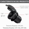 DAOKAI presa accendisigari, sostituzione presa di corrente auto DC 12V,
