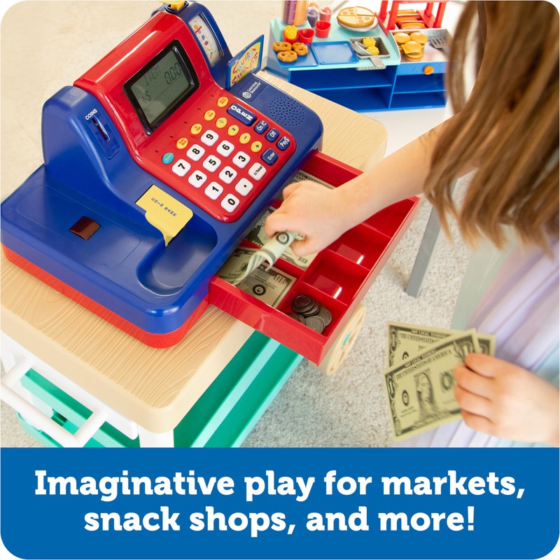Learning Resources Pretend & Play Teaching Cash Register - Math