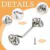 wodehahagou 3Pcs Hook and Eye Latch Door Latch Gate Hook