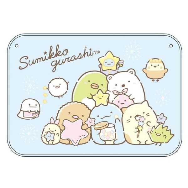 K Company CMY7-SG-MT Sumikko Gurashi Blanket with Buttons, Mint, H27.6 x 39.4 inches (70 x 100 cm)
