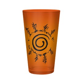 ABYstyle Naruto Shippuden Konoha Set de Regalo Incluye Un Vaso XXL de 400 ml Un Pin de Metal y Una Libreta con 160 paginas Anime Manga Perfecto Regalo para Fans