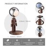 Vadifula Cordless Table Lamp, Rechargeable Wooden Table Lamp with Touch