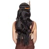 MIMIKRY Native American Jewellery Set Headband, Bracelet, Chain with Feathers