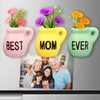 Mom Gifts from Daughters, Mini Vase Magnets for Fridge,Best Mom