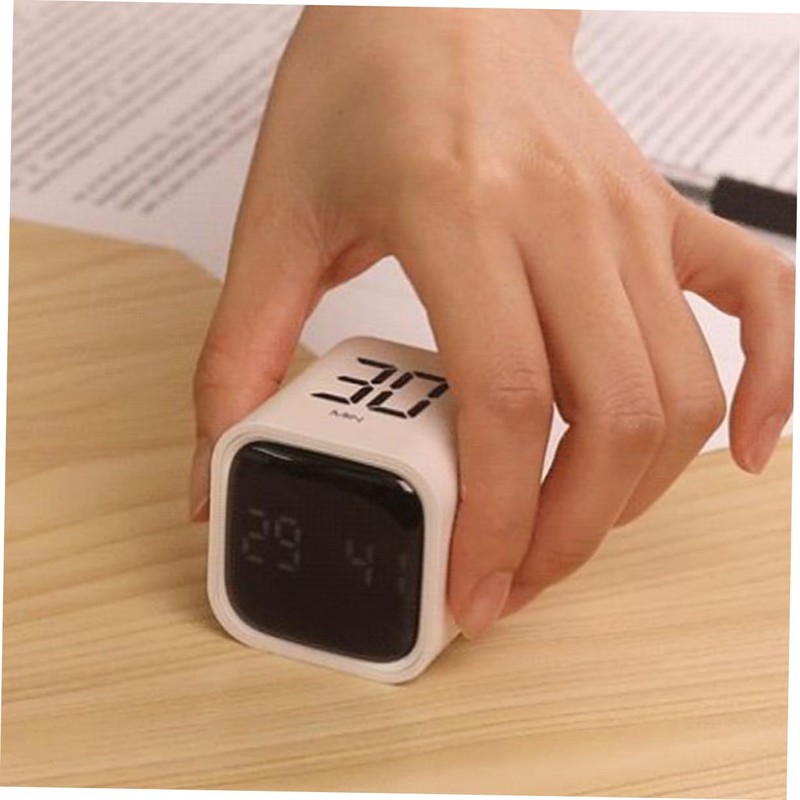 MAGICLULU Portable Digital Cube Timer for Study Cooking and Baking