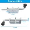 Aoserge 2 Pack 6 Inch Zinc Plated Solid Steel Spring