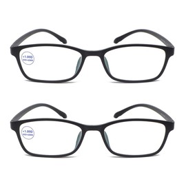 Unbreakable Computer Blue Light Blocking Reading Glasses Flexible Lightweight UV Protection Readers Anti Eyestrain for Women Men +4.00