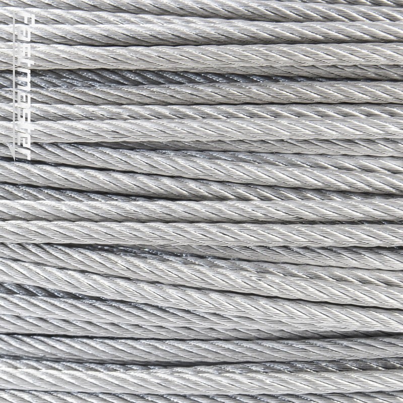 10m Stainless Steel Wire Rope Cable 1.5mm Cordage Strand: 7x19