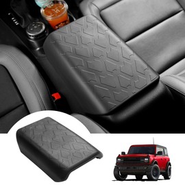 Mabett Center Console Armrest Cover for Ford Bronco Accessories 2021 2022 2023 2024 2025 2/4-Door Prevent Pets Scratches Pad Interior Arm Rest Covering