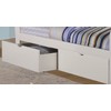 Bunk Bed Kingdom Trundle Bed, Twin, White