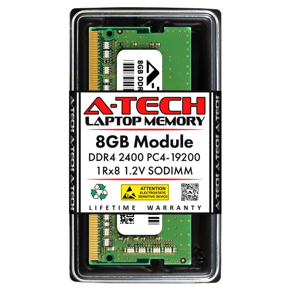 A-Tech 8GB RAM Replacement for Kingston KVR24S17S8/8 | DDR4 2400MHz