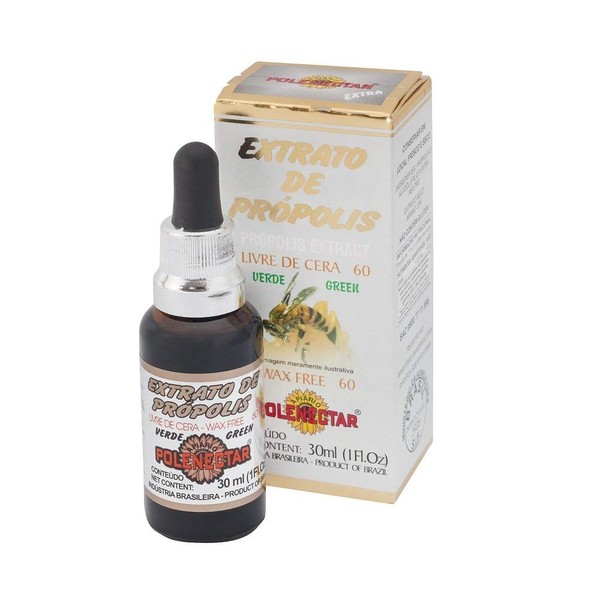 Polenectar Brazil Imported Premium Bee Propolis Extract Wax Free 60 (30ml) from Polenectar