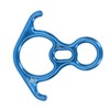 Descender Gear Aluminium Alloy 40KN Pulling Force Ox Horn Shaped