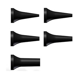 Riester 14061-534 Disposable Ear Funnel for E-scope + Ri-scope Otoscope L1/L2, Diameter 4 mm, Black (Pack of 100)