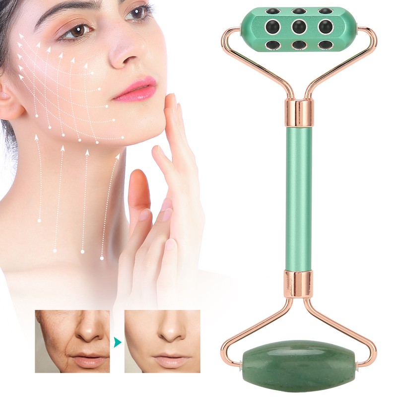 Germanium Face Massage Roller Manual Portable Face Slimming Massage Roller