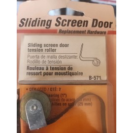 Prime Line~ Steel Screen Door Tension Spring With 1 " Steel Roller, 2-pack B-571