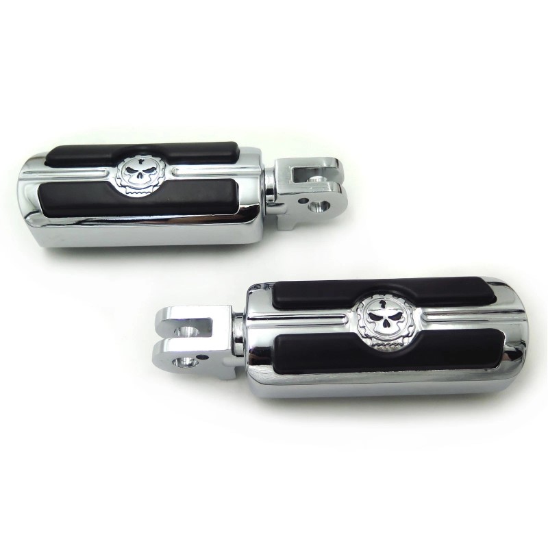 HONGK Gear Skull Footpeg For 2003-2014 Triumph Speedmaster (Front &