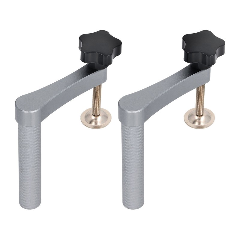 2PCS 20mm Bench Dog Clamps Adjustable Benchtop Quick Clamp Aluminum