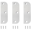 CHENJIN 3PCS Stainless Steel Door Hinge Filler Plate 3.5 inch