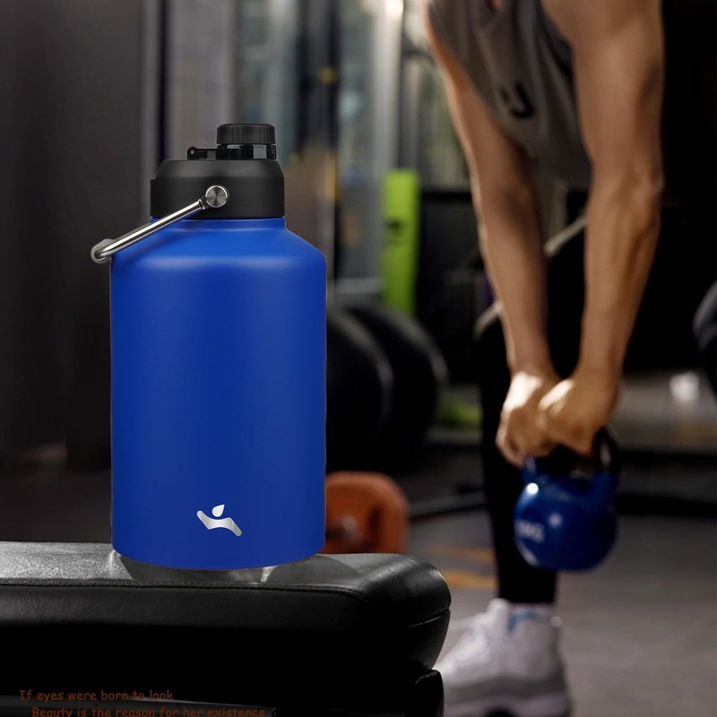 Konokyo 1 Gallon Jug with Handle,128 oz Insulated Water Bottle