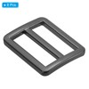 PATIKIL 25mm Tri-Glide Slide Buckles, 8 Pack Metal Webbing Strap