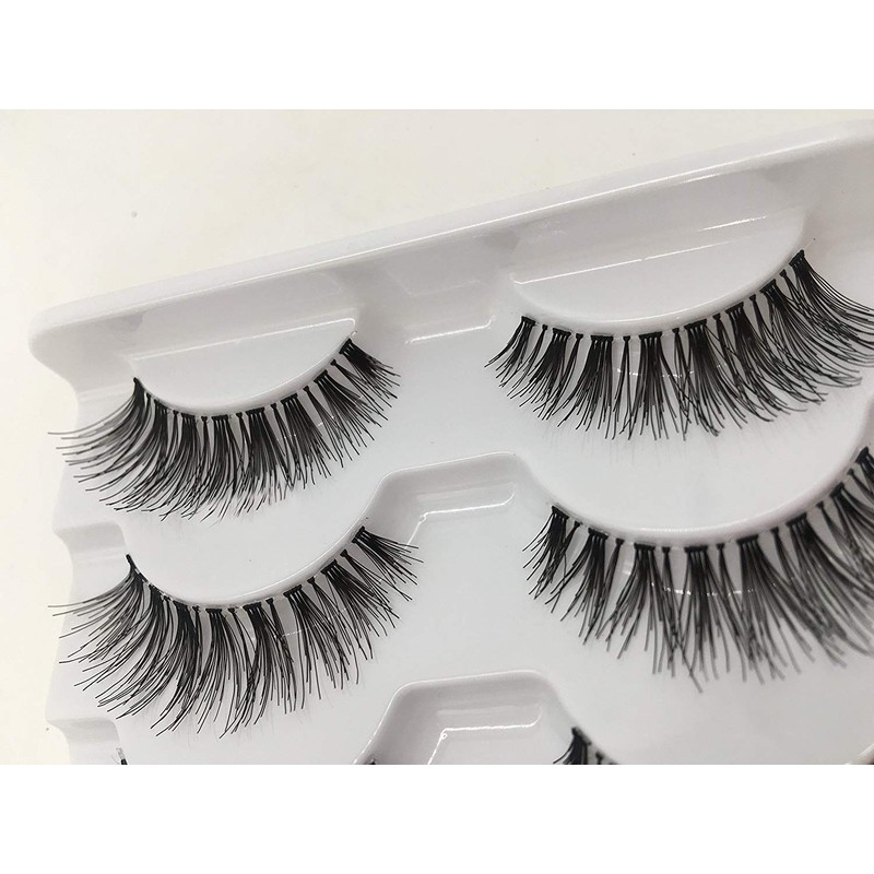 JIMIRE Fake Eyelashes Natural Lashes False Eyelashes Multipack