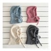 Kids' Winter Balaclava Hat - New Solid Thick Design (lf2371) Free Size/Gray 3ea