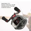 Baitcasting Reels Metal 18+1BB 6.3:1 Gear Ratio High Speed Fishing