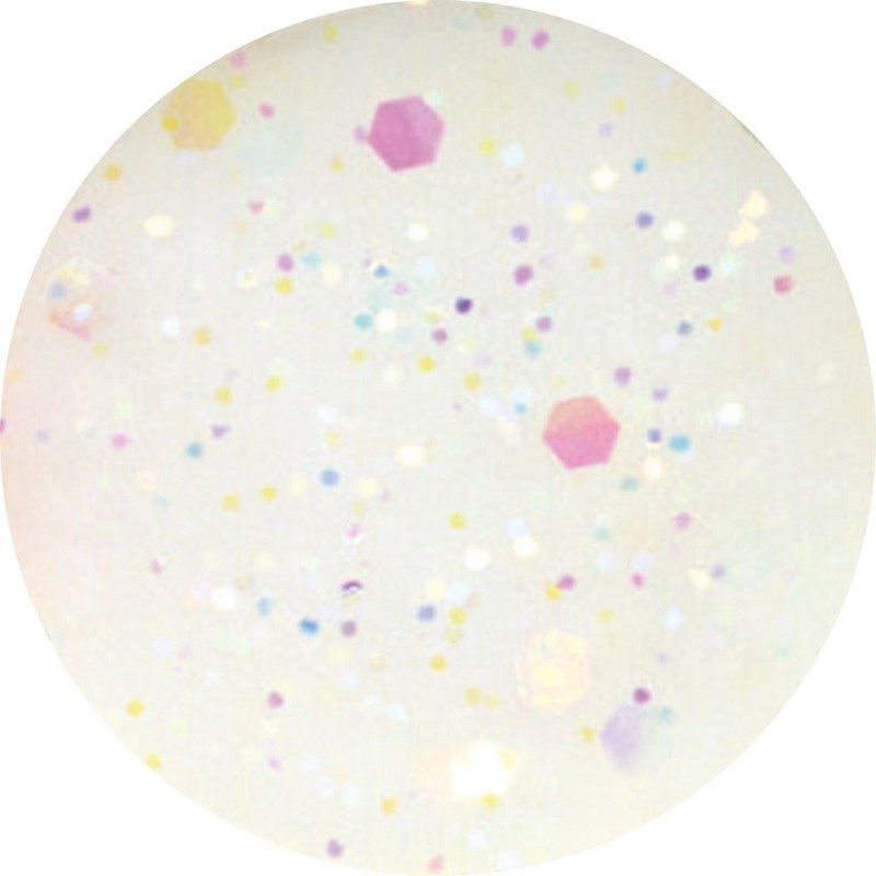 ミラージュ カラーパウダー N/BX-6 7ｇ グリッターパウダー アクリルパウダー 大小のラメが輝く蛍光カラー