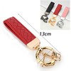 AIXUAN Keychain Genuine Leather Suitable for Men and Women, 360