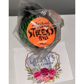 Thinkgeek Infectious Disease Stress Ball "Smallpox" - THINKGEEK - Green/Orange - NEW