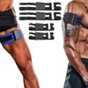 POENVFPO Occlusion Bands, 4 Pack (2 Bicep Bands, 2 Leg