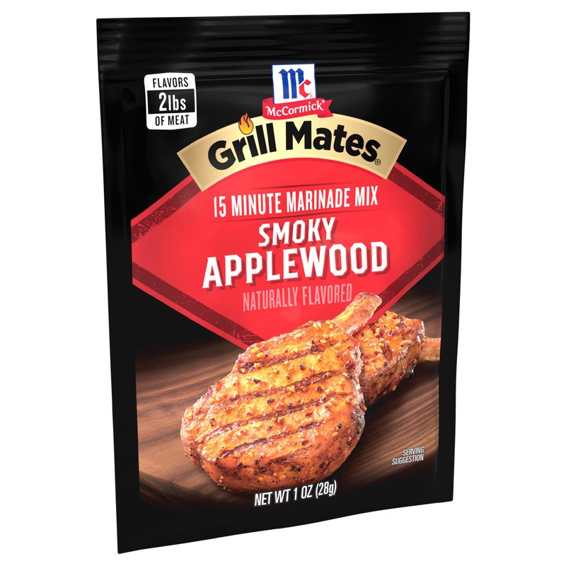 McCormick Grill Mates Smoky Applewood Marinade Mix, 1 oz (Pack