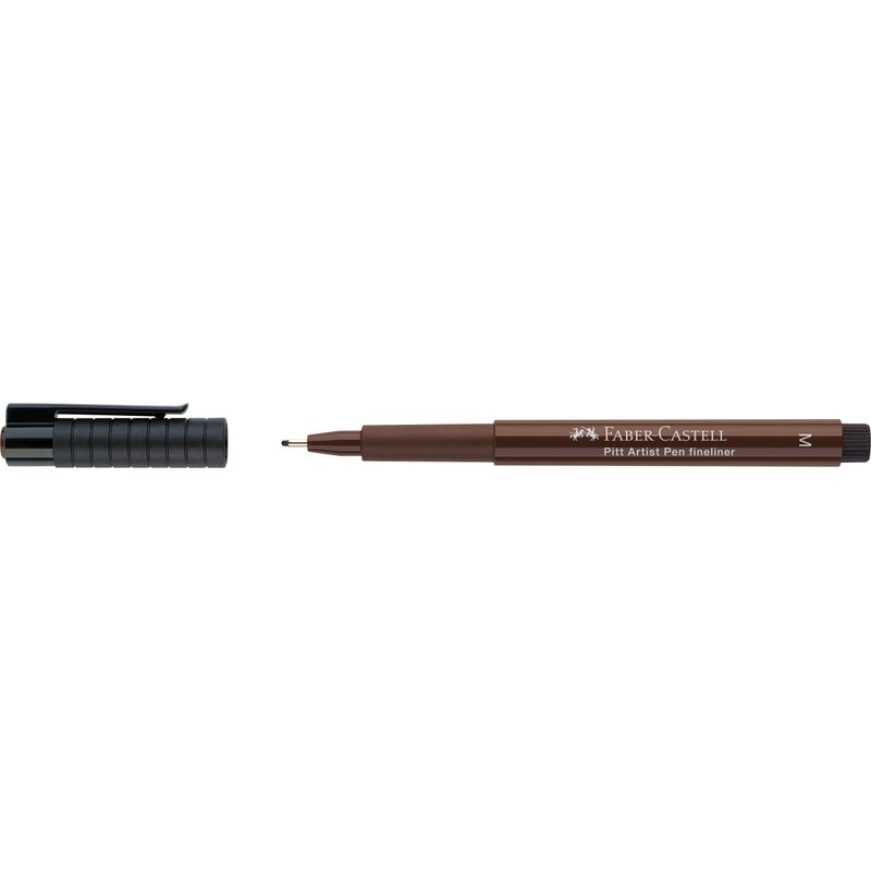 Faber-Castell PITT Artist Pen, Medium Fineliner - Sepia (175) 0.3mm