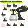 ONEFINSH Cordless Paint Sprayer for Ryobi 18V Battery, Handheld HVLP